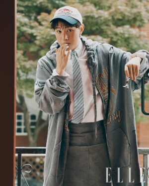 Kim Min-seok Instagram - #엘르 #나