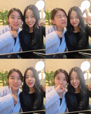 Kim Sae-yeon Instagram - 언니랑오랜만에😝