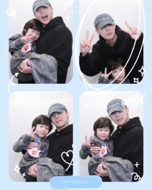 Kim Sung-kyu Instagram - 생일카페 데이트 🥳