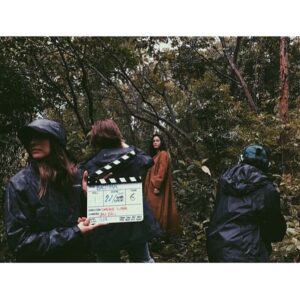 Kimberly Laferriere Instagram - Tournage dans la jungle. Shooting in the jungle 💚 #bachmafilm #vietnam repost @lofithriller / beloved director