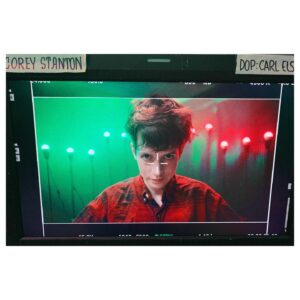Kimberly-Sue Murray Instagram - BTS from our 12 day shoot in a basement! (1 day in studio)

Slide 1-9
1. We shot all the mind sequences on our last day, on a stage. 
2. Eyeball close-ups.
3. Raging in all its glory.
4. Slow-mo mushroom cut.
5. She cleans up good.
6. @sbzgaert who plays Carson Colt and our writer/director @coreystanton11 !! Love these two.
7. Joker vibes.
8. Playing with paint.
9. Our studio team.

#indie #feature #paychologicalthriller #thriller #TRADER #filmset #canadian #actor #behindthescenes #setlife