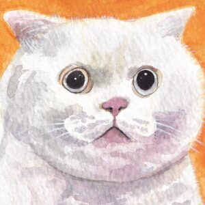 Kimie Tsukakoshi Instagram - Mr @onemarshymallow 
(Watercolour)