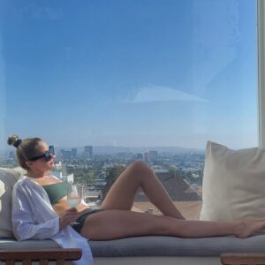 Kirby Bliss Blanton Instagram - Still thinking about last weekend 
Thank you💚💖
@skybarla @mondrianhotels 
And the most lovely, @jengiaccotto