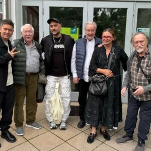 Kirill Serebrennikov Instagram - A few days in Potsdam, where cinema has been made for almost a century. We were visited by great and beloved people, together we saw an almost finished film. It's necessary to hear those whose opinion matters to you.
And next day - a productive meeting with amazing Olivier Guez. My film is based on his famous novel "The Disappearance od doctor Mengele"
What a summer!!!