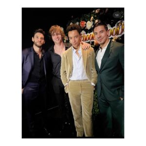 Kit Young Instagram - About last night… @theschoolforgoodandevilmovie is now out on @netflix go check it out! 

Huge thank you to everyone who came out to support with special love to my @shadowandbone family! 

Stylist: @olgatimofejeva 
Suit: @richardjamesofficial 
Shoes: @berluti
Grooming: @simonegrooming