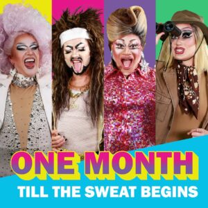 Kita Mean Instagram - One month to go! 🤩🌈 Have you got your team sorted and your spare change ready? Sign up now to secure a spot with your terrific trainer 💪💦✨