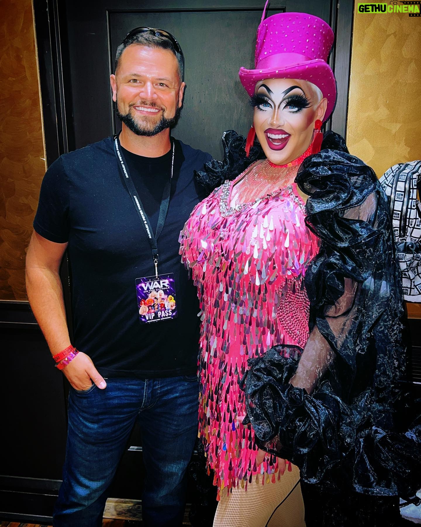 Kita Mean - 3.8K Likes - As I lay in hospital I am reflecting back on all of my blessings this year. One of those blessings was finally meeting my long distance friend Chad from @in2gr8ion We chat and video call but nothing is as special as meeting someone you admire and respect so much in the flesh! Here’s a little picture of us backstage of @mppresent War on The Catwalk 2022!