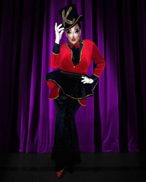 Kita Mean Instagram - There’s no business like show business!

I had so much fun repurposing this hat that I made during lockdown into this Greatest Showman meets Mary Poppins fantasy. 

#dragrace #showbiz #teamkitamean