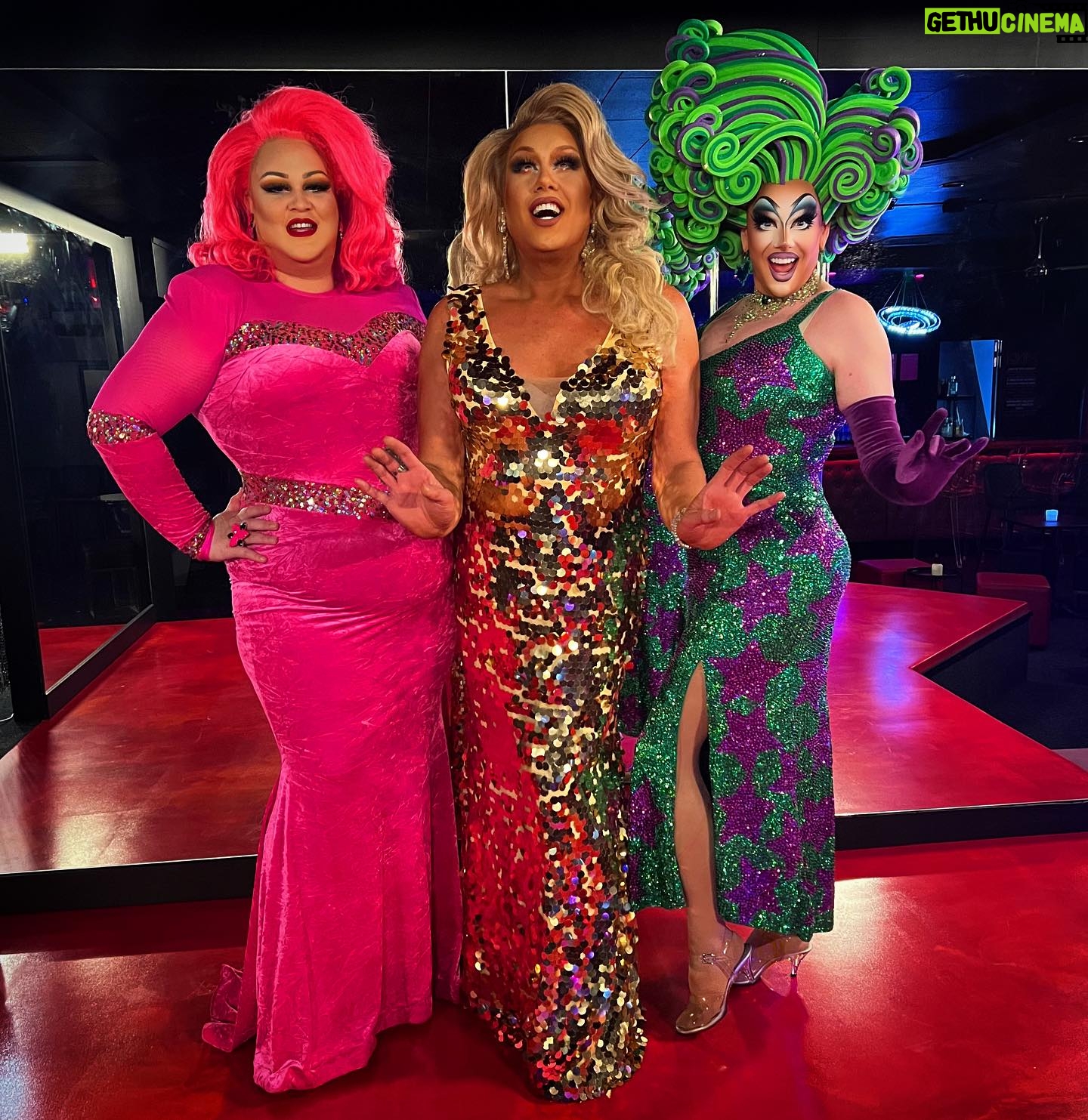 Kita Mean - 1.6K Likes - Three gorgeous glamour gals hitting it hard at Queens of Drag - Rotorua. 🫦