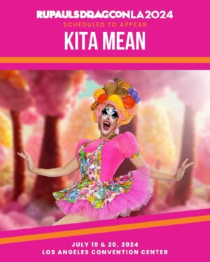Kita Mean Instagram - How delightfully camp! 🏕️ #DragRaceDownUnder Season 1 champion @kitamean is coming to @rupaulsdragcon LA - the largest gathering of #DragRace queens in the WORLD! 🌴 

🎟️ #DragCon LA tickets on sale at rupaulsdragcon.com 
🗓️ July 19 & 20 
📍 L.A. Convention Center
