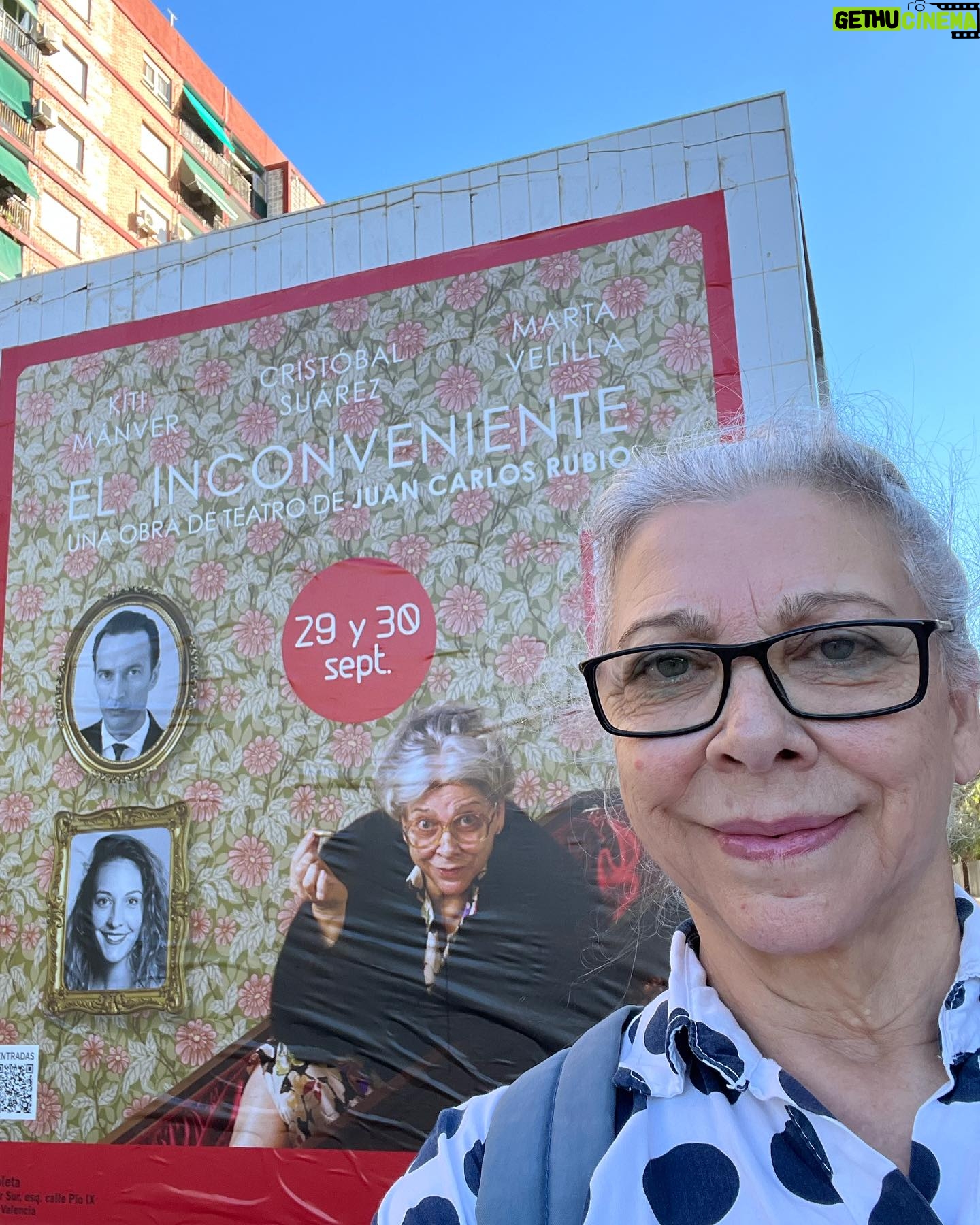 Kiti Mánver - 465 Likes - Ya he llegado al Teatro La Rambleta de Valencia, muchas ganas de representar EL INCONVENIENTE de Juan Carlos Rubio con mis querid@s Cristóbal Suárez y Marta Velilla