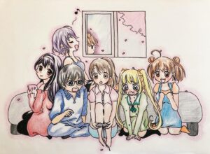 Kiyono Yasuno Instagram - 🏠
家のお掃除をしていたら、懐かしい絵が出てきました❀