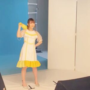 Kiyono Yasuno Instagram - 📸
みらオン撮影タイムラプス  メガホンver📣
撮影者はJUNNAちゃん💜
#ワルキューレ