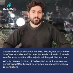 Klaas Heufer-Umlauf Instagram - CW: Suizid

Wir sind in Schock und trauern um den 21-jährigen Farhad Beigi Garousi, der im Zuge der "Frau, Leben, Freiheit"-Proteste im November 2022 festgenommen und schwer gefoltert wurde. Nach seiner Freilassung übte das Regime weiterhin hohen Druck auf ihn auf. Nun haben wir erfahren, dass er sich am Samstag das Leben nahm und sich selbst erhängte. 

Für seinen Tod ist die Islamische Republik Iran verantwortlich. Die Machthaber müssen dafür zur Verantwortung gezogen werden!

Wir sind in Gedanken bei den Angehörigen von Farhad. Unsere Gedanken sind auch bei Reza Rasaei, der noch immer inhaftiert ist und dem nach wie vor die Hinrichtung droht. 

#Iran #FarhadBeigiGarousi