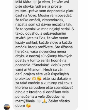 Klára Issová Instagram - Děkuji z celého srdce všem divákům seriálu ZRADA.💔
Děkuji za vaše krásné zprávy, které mi od vás přišly. 🤗Děkuji, že jste příběh prožívali tak intenzivně jako my.❤️‍🔥
Děkuji za tak úžasnou sledovanost a odezvu.❣️
Vaše krásné reakce jsou nejlepší odměnou…🙏🏻😘
•
#zrada #serial #💔 #drfoster #klaraissova #vzkazy 
📺 @tvmarkizaofficial @film_kolektiv