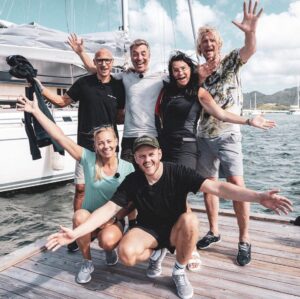 Klas Eriksson Instagram - Jag skulle vilja tacka det här underbara gänget som jag fick segla över Atlanten med. Även hela kamerateamet  som på något magiskt sätt lyckades fånga allt på bild också. Magiska människor 🙏
Sen vill jag skicka ett extra stort tack och kram till Gurra som lyckades ta ett gäng gröngölingar hela vägen fram i ett stycke! Otroligt imponerad över kunskaperna den mannen besitter! Stort tack till alla inblandade! ❤️🙏❤️