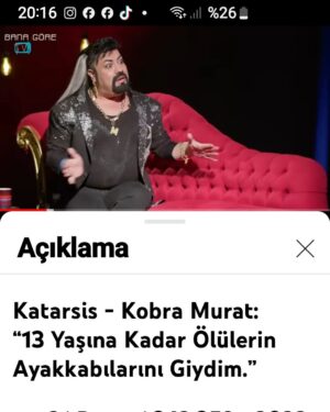 Kobra Murat Instagram - Gerçek hayatım katarsis programında kobra murat tan sonsuz sevgiler saygılar selamlar olsun canlarımm