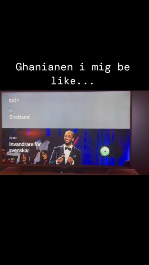 Kodjo Akolor Instagram - Jag har nått en ny nivå 😂😂😂🤪 #allasvartaisverigeärkodjo 
P.S. Ahmeds program "Vem ska jag tro på" sänds i SVT1 21:30 på onsdag.