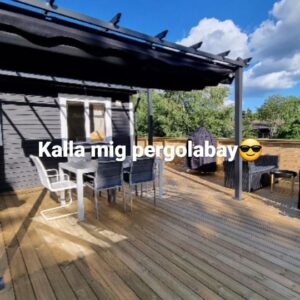 Kodjo Akolor Instagram - En ny terrass som jag byggde helt själv.... okej fine jag skoja det var 100% @norrtaljebyggareab som gjorde jobbet toppen. Men pergolas (som den heter) byggde jag nästan i stort sätt helt Han solo #pergolas #byggarekodjo