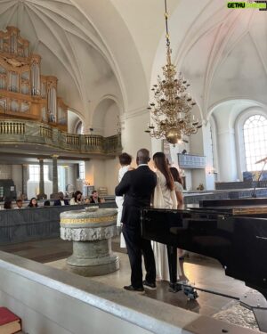 Kodjo Akolor Instagram - Beautiful day yesterday celebrating Zen’s first year in life with a baptism and ceremony in the same church where we got married 10 years ago - full circle of life and love with the people we cherish by our side 🤍👼🏽