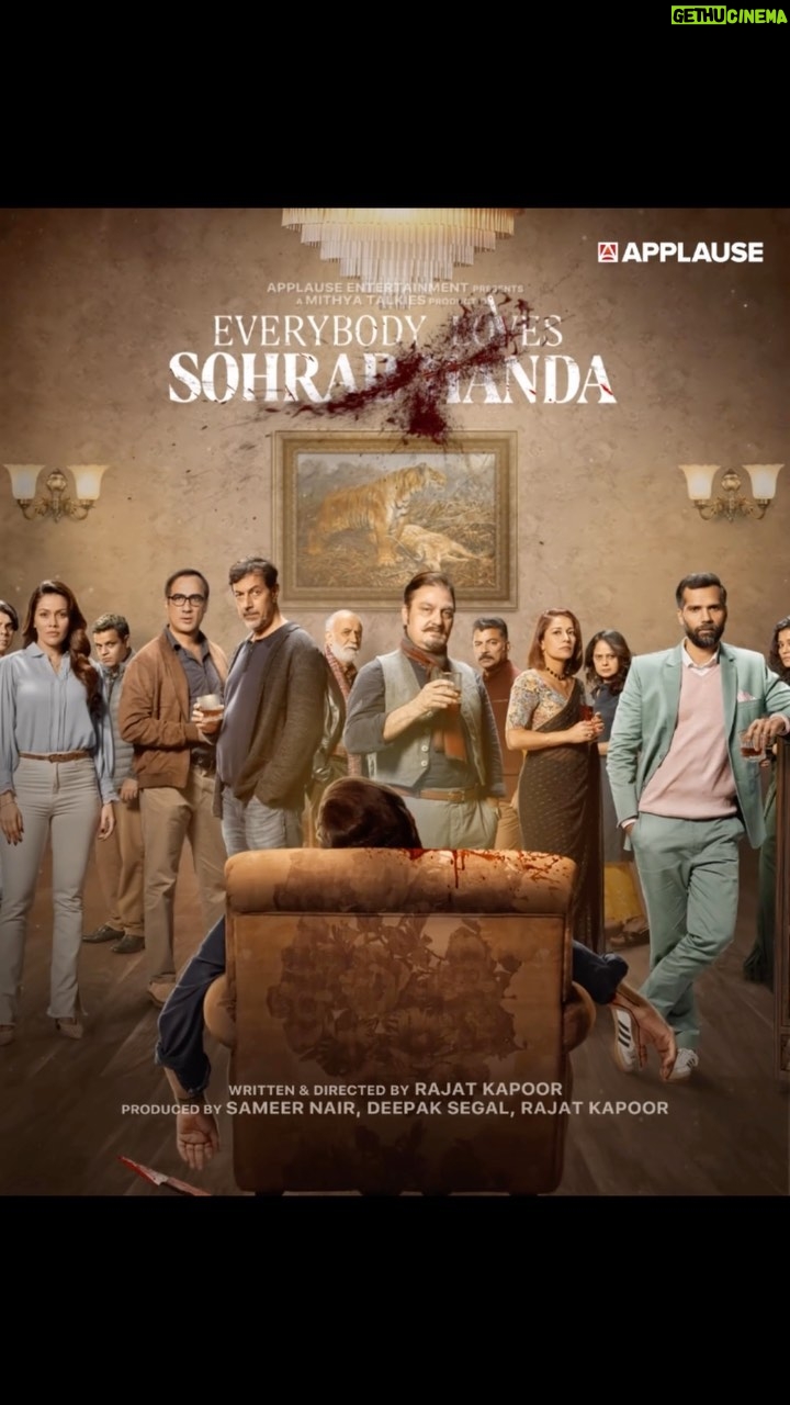 Koel Purie - 181 Likes - Everybody loves Sohrab Handa.
Do they?
This classic whodunnit, written and directed by #RajatKapoor, with a stunning National Award-winning ensemble will unwrap the mystery with an exclusive Gala Premiere at the Jio MAMI Mumbai Festival 2023. Stay tuned for more details. 📽️ #EverybodyLovesSohrabHanda
@applausesocial @sameern @segaldeepak #MithyaTalkies @rkrkay @pathakvinay @neilbhoopalam @ranvirshorey @saurabhshuklafilms @sharatkatariya #MKRaina @dan.husain @raichandrachoor @waluschaa @koel.purie @palomighosh @kankanachakraborty_official @elgindsouzaa @maheshs.official @mallikasingh__ @saurabhnayyar1 @sadiyasiddiqui @im_shaikh_sameer @garg.prasoon @chainanisunil @devnidhib @lordmeow @richa_kap