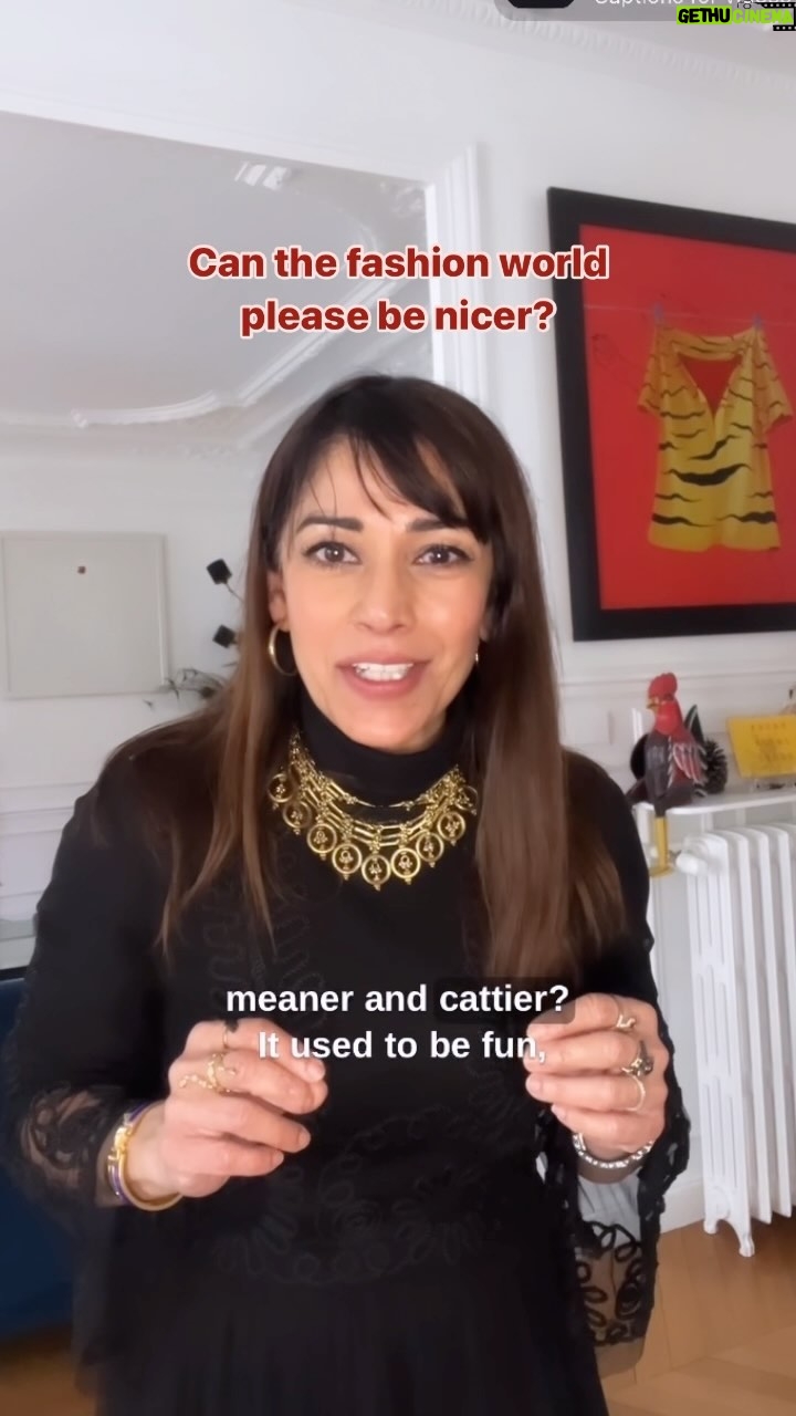Koel Purie - 355 Likes - #takeachillpill
I love fashion as much as anyone
Really i do
But can we please put the joy back in
#beingmeandoesntmakeyoucool
#fashion