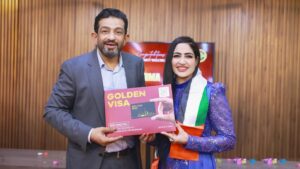 Komal Sharma Instagram - Congratulations and Cheers  To Cine Actress Turned Model Ms Komal Sharma for the Receiving Prestigious golden Visa honor at 
The Largest Celebrity Floor in Dubai from The Largest Golden Visa facilitators in Dubai .

@actresskomalsharma @iqbal_marconi

#echdigital #echdigitalgoldenvisa #uaegoldenvisa