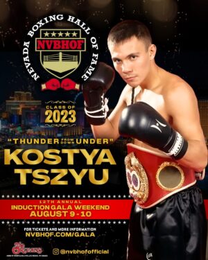 Kostya Tszyu Instagram - 🏆 Meet Your 2023 Inductee @kostyatszyu 🏆

⭐️ Kostya Tszyu, a titan of the light-welterweight division, commanded the boxing world from 1992 to 2005, clinching multiple world titles, including the prestigious lineal and undisputed championships from 2001 to 2005.

⭐️ By 1995, he claimed his first world title, delivering a knockout blow to Jake Rodriguez in the sixth round at the MGM in Las Vegas. Tszyu continued his dominance by capturing the WBC title in 1999, stopping Miguel Angel Gonzalez in the tenth round.

⭐️ Over his career, he successfully defended his title eight times, showcasing a remarkable era that saw him unify the Ring, IBF, and WBA titles, and cement his status as the undisputed 140-pound champion. His impressive run included memorable knockouts against legends like Julio Cesar Chavez, Sharmba Mitchell (twice), Zab Judah, and Jesse James Leija, solidifying his legacy as one of the sport’s greats.

🥊 Step into the ring of history with us this August at The Orleans Hotel & Casino as we welcome the Class of 2023 and 2024 into the Nevada Boxing Hall of Fame! 🏆 Don't miss out on this legendary weekend!

🎟️ Grab your tickets now at nvbhof.com/gala or hit the link in our bio for an experience of a lifetime!
#nvbhof #boxinghalloffame #halloffamer #kostyatszyu