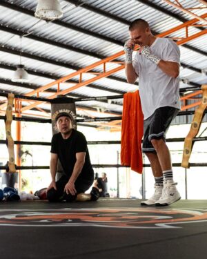 Kostya Tszyu Instagram - Everyday just 1% better with the old man. Wait till you see what we will have installed on August 3rd. 🦁🦁