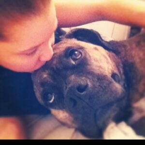 Kristen Renton Instagram - It’s never gotten easier… it’s just gotten longer since you’ve been by my side. Not a day goes by I don’t miss you. Love you Roxy momma ❤️💔🐾 #TillWeMeetAgain #MissYouLikeCrazy #MyFirstTrueLove #PetsAreChildrenToo #MyBestFriend