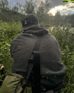 Kristian Matsson Instagram - One gazillion mosquitos, gnats and horseflies couldn’t take away my love for @rolfnylinder , @jazznflyfishing and @sistabossen . Here’s from our romantic getaway week in a wicked beautiful and silly sweaty to get up mountain in northern Norway. Thank you for your madness❤️