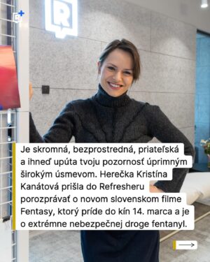 Kristína Kanátová Instagram - @kristina__kanatova SI V KRIMI TRILERI FENTASY ZAHRALA PRVÝKRÁT HLAVNÚ ÚLOHU 🔥 Celý rozhovor nájdeš na našom webe 🔗

Herečka Kristína Kanátová (31) prišla do Refresheru porozprávať o novom slovenskom filme Fentasy, ktorý príde do kín už 14. marca a je o extrémne nebezpečnej droge fentanyl.

Čo všetko zažila počas nakrúcania, čím ju pobavil jej herecký partner a čo vraví na hotový film? Ako dnes pristupuje k nahote pred kamerou, ako vníma hejterov a ako sa dostala z ťažkých depresií? 

To sa dozvieš v článku na našom webe refresher.sk. Link je v BIO.

Zdroj 📸: BeOnMind
#refreshersk #slovensko #fentasy #fentasymovie