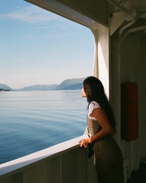 Kristina Reyes Instagram - View from the car ferry.
📷pc: @garancerousseau