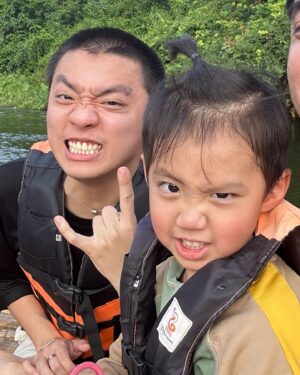 Krit Jeerapattananuwong Instagram - เจ็กกิตกับกวิน