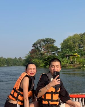 Krit Jeerapattananuwong Instagram - เจ็กกิตกับกวิน