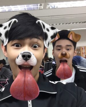 Krittapak Udompanich Instagram - แฮร่!! เค้ามากันเป็นทีม5555 #ดูโอ้บูมพีค😜