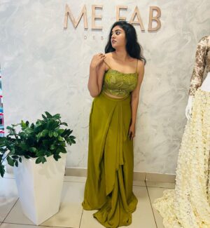 Krittika Pradeep Instagram - Ok I’m done 😂🍀
CC : @mefab_designs 
📸: @nimisha_mefab