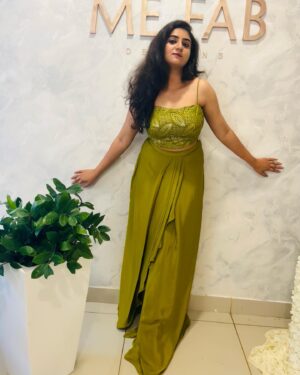 Krittika Pradeep Instagram - 🍀✨
CC : @mefab_designs 
📸 : @nimisha_mefab 😘
