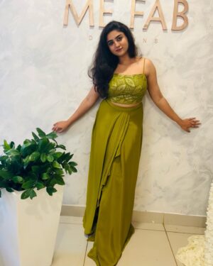 Krittika Pradeep Instagram - 🍀✨
CC : @mefab_designs 
📸 : @nimisha_mefab 😘