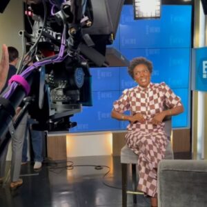 Krys Marshall Instagram - E! News, thanks for having me! 
My interview airs tonight 11p-11:30pm ET/PT 

Styling @stylistmelissalynn 
Wearing @lisoulondon 
Hair @jordanadavid 
Make up @tashareikobrown 
Publicist @initiativepr @garymantoosh