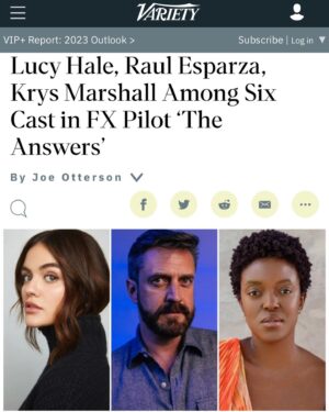 Krys Marshall Instagram - The woman was too stunned to speak!

Still pinching, still processing, still waiting for the other shoe to drop.

Massive thank you’s to @darrenaronofsky @strongdanny & @kitsteinkellner for trusting me with this. I promise I won’t letcha down 🥹