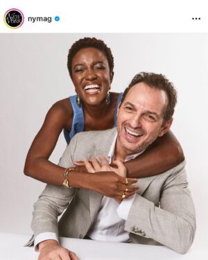 Krys Marshall Instagram - Thank you @nymag for giving me an excuse to finally kiss Lev on the lips. 
(Link in bio)