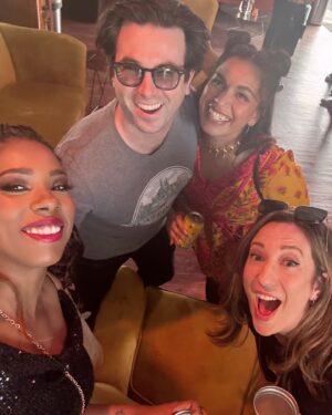 Krystina Arielle Instagram - Saturday I got to see my friends at @critical_role play their Bells Hells live show  at the Greek theater! It was so great to see them in their element and to see so many awesome friends there in support. Thanks @brittwalloch for the invite and for all that you do 💕 #criticalrole #bellshellslive 
•
Glam by: @bonnieeliz_ 
Dress: @jonathansimkhai