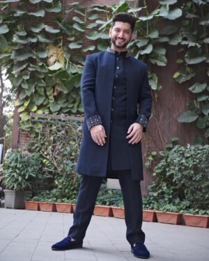 Kunal Jaisingh Instagram - Yesterday for our beloved @nehalaxmi_ and @rudrayshjoshii big day…

Styled by :- @priyavajani 
Costume:- @kalkifashion @kalkimen 
Click maestro :- @kapiltejwaniofficial @yourfstop 
Smile because of :- @bharati_k