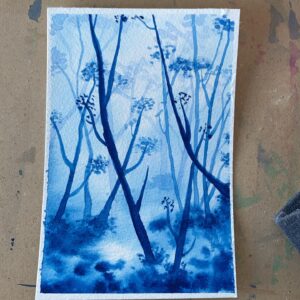 Kunjue Li Instagram - Trying to paint a postcard a day and sending it to homes for elderly. Pretty sure soon I will get an official letter from them to ask me “stop bombarding us with your postcards”! But until then, I m hoping this brings joy to someone in need. #watercolor #postcards #battlingloneliness