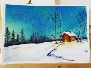 Kunjue Li Instagram - My best work so far! Yah! #watercolor