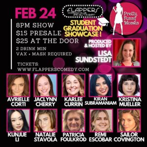 Kunjue Li Instagram - So, this is the little something I’ve doing lately, had a blast writing jokes with these funny ladies, and please come have a laugh if you’re free! #flappers #standup #comedy