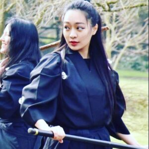 Kunjue Li Instagram - That time I played a samurai! #actress #asianactress #bilingual #martialarts #film #samurai#tbt