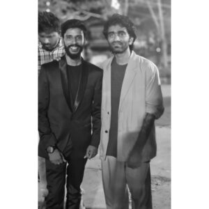 Kutty Gopi Instagram - You don't have to be great to start, but you have to start to be great🖤 the cool man @pradeep_ranganathan bro🎬