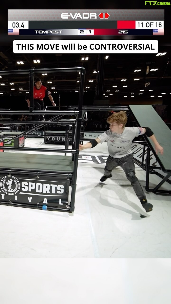 Ky Baldwin - 16.4K Likes - This was a crafty move from Ky Baldwin! This is the FIRST TIME we’ve seen someone jump OUT of the QUAD for an Evasion. As long as the Evader’s feet/ body don’t touch anything outside of the Quad (Ky was still airborne), when the 20 seconds is up, it counts as an evasion!
Chaser: @marquis.pk - @215tag
Evader: @iamkybaldwin - @tempestchasetag
#parkour #freerunning #wct #evasion #dive